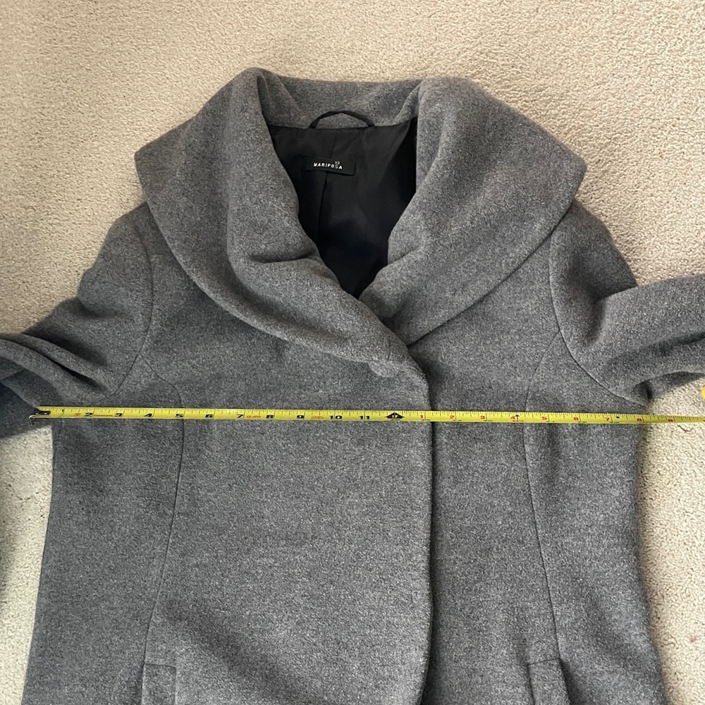 Mariposa gray wool coat size 6 From Austria - Picture 9 of 14